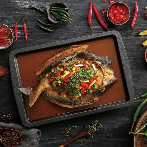 Grilled Fish With Spicy Sauce Flavour